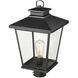 Bellmon 1 Light 19.1 inch Powder Coated Black Outdoor Post Lantern